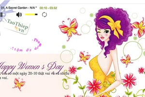 Cách tạo thiệp chúc mừng ngày 20-10 cực đẹp