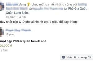 Giá vé trận Việt Nam và Malaysia bị hét 5 triệu đồng trên mạng