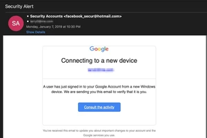 Chiêu lừa mới đánh cắp tài khoản Google, Facebook