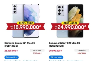 Ra mắt nửa tháng, Galaxy S21+ và S21 Ultra đã giảm giá 7 triệu