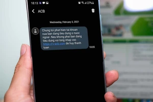 Cẩn trọng chiêu trò giả mạo tin nhắn ngân hàng dịp cuối năm