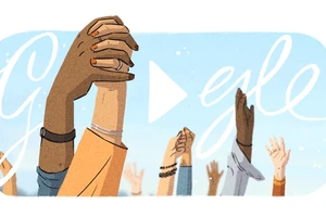 Google thay đổi biểu tượng nhân ngày Quốc tế Phụ nữ 8-3