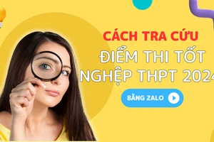 Cách tra cứu điểm thi tốt nghiệp THPT 2024 bằng Zalo