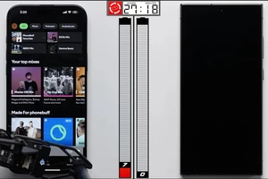 iPhone 16 Pro Max đánh bại Samsung Galaxy S24 Ultra trong bài kiểm tra pin