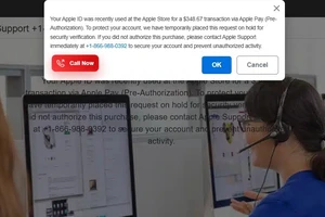 Nếu bạn thấy thông báo này trên iPhone, đừng nhấp vào để tránh rước họa