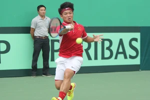 Tuyển Davis Cup VN lần thứ hai thua ngược trên sân nhà