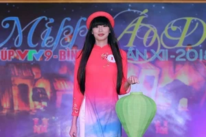 Người đẹp thể thao Sabina đoạt Miss Áo dài VTV9 Bình Điền