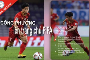 FIFA khen Công Phượng trên trang chủ