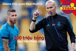 Zidane có 300 triệu bảng mua sắm, bỏ tù CĐV hành hung cầu thủ