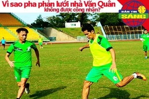 Lý do pha phản lưới nhà của Văn Quân không được công nhận