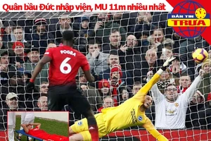 Quân bầu Đức nhập viện, MU hưởng phạt đền nhiều nhất