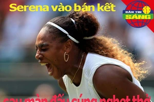 Serena vào bán kết Wimbledon sau màn đấu súng nghẹt thở