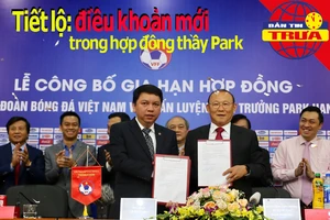 Tiết lộ điều khoản trong hợp đồng thầy Park; Wenger bị từ chối