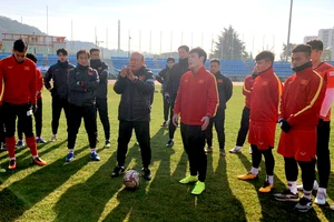 U-23 Việt Nam tập ở đâu trong thời gian lưu lại TP.HCM