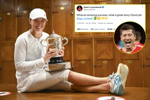 Tiền đạo Lewandowski thán phục nhà vô địch tuổi teen