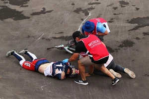 Tay đua Olympic té xuất huyết não và được chăm sóc đặc biệt