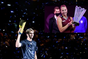 Zverev và Kontaveit cùng bước lên đỉnh