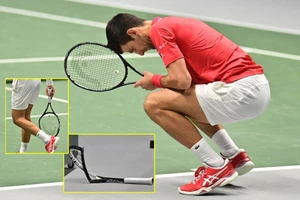 Djokovic đập nát vợt, Serbia chờ ‘vé vớt’ để đi tiếp