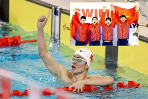 Đội bơi tiếp sức nam phá kỷ lục, TTVN vượt mốc 100 HCV SEA Games 31