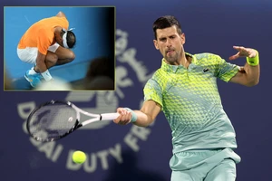 Nadal rệu rã so với một Djokovic sung mãn