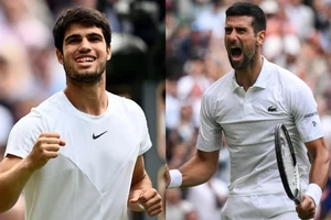 Alcaraz áp sát trận chung kết tiềm năng với Djokovic