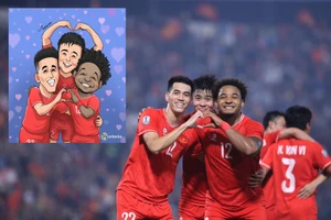 Khi Duy Mạnh, Xuân Son và Tiến Linh thả tim siêu "cute"