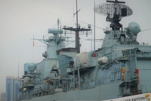 Video: Cận cảnh khinh hạm Bayern của Hải quân Đức thăm TP.HCM