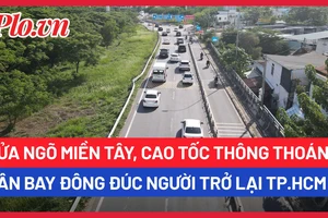 Video: Cửa ngõ miền Tây, cao tốc thông thoáng, sân bay đông người trở lại TP.HCM