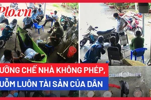 Video: Cưỡng chế nhà không phép, 'cuỗm' luôn tài sản của dân