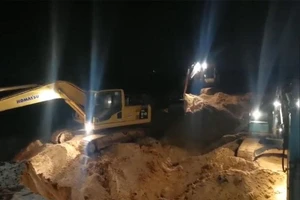 Vụ sạt lở mỏ titan ở Bình Thuận: Thi thể 4 công nhân đã được tìm thấy 