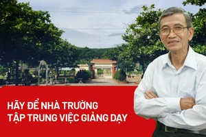 Vụ phụ huynh đe dọa hiệu trưởng: Hãy để nhà trường tập trung việc giảng dạy
