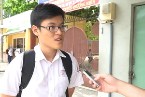 Thí sinh nhận định đề thi tổ hợp sử, địa, công dân