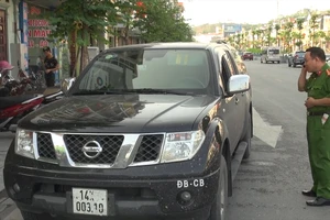 Hiện trường vụ đập cửa ô tô cướp 3,5 tỉ đồng ở Quảng Ninh