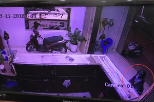 Hiện trường vụ cướp tiệm vàng tại Quảng Nam