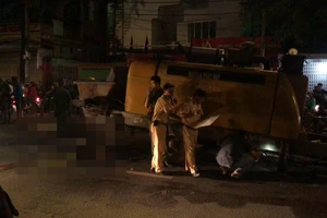 Nhân chứng kể vụ 2 thanh niên lao xe vào máy bơm bê tông
