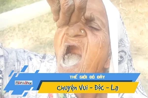 Kỳ lạ cụ già sống khỏe mạnh ở tuổi 80 nhờ... ăn cát