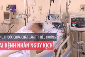 Uống thuốc chứa chất cấm, 2 bệnh nhân tiểu đường nguy kịch