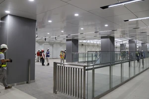 Video: Cận cảnh tầng B1 ga Ba Son của Metro số 1 