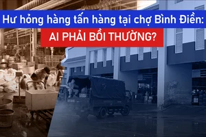 Hư hỏng hàng tấn hàng tại chợ Bình Điền: Ai phải bồi thường?
