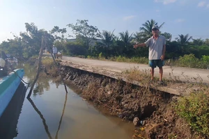Video: Người dân lo lắng việc sạt lở do nạo vét kênh Quảng Thép