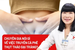 Truyền cà phê thụt tháo đại tràng: Lợi không có mà hại rất nhiều