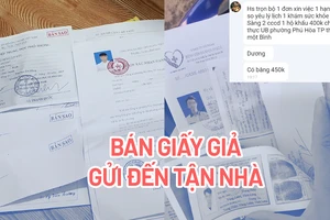 Video điều tra 'Nhan nhản rao bán giấy tờ giả trên mạng xã hội' 