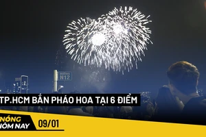 Nóng hôm nay: TP.HCM bắn pháo hoa tại sáu điểm mừng Tết Nguyên đán