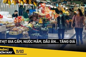 Nóng hôm nay: Thịt gia cầm, nước mắm, dầu ăn... tăng giá