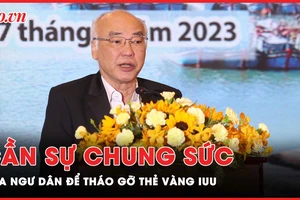 Ông Phan Nguyễn Như Khuê: Cần sự chung sức, chung lòng của ngư dân để tháo gỡ thẻ vàng IUU