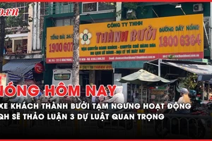 Nóng hôm nay: Hình ảnh nóng về xe khách Thành Bưởi tạm ngưng hoạt động