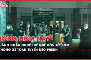 Nóng hôm nay: Hàng ngàn người về quê đón Tết sớm