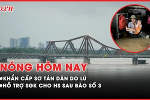 Nóng hôm nay: Cập nhật mức lũ sông Hồng đang lên nhanh, Hà Nội khẩn cấp sơ tán dân