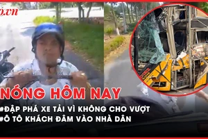 Nóng hôm nay: Tạm giữ hình sự người đập phá xe tải vì không cho vượt