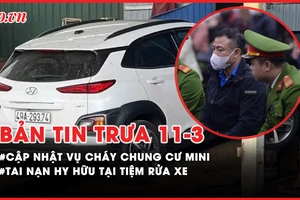 Bản tin trưa 11-03: Cập nhật xét xử vụ cháy chung cư mini; Tai nạn hy hữu tại tiệm rửa xe